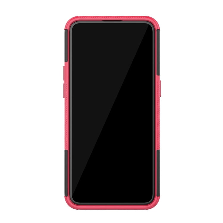 Tire Texture TPU+PC Shockproof Case for OPPO Realme C2 /A1k, with Holder