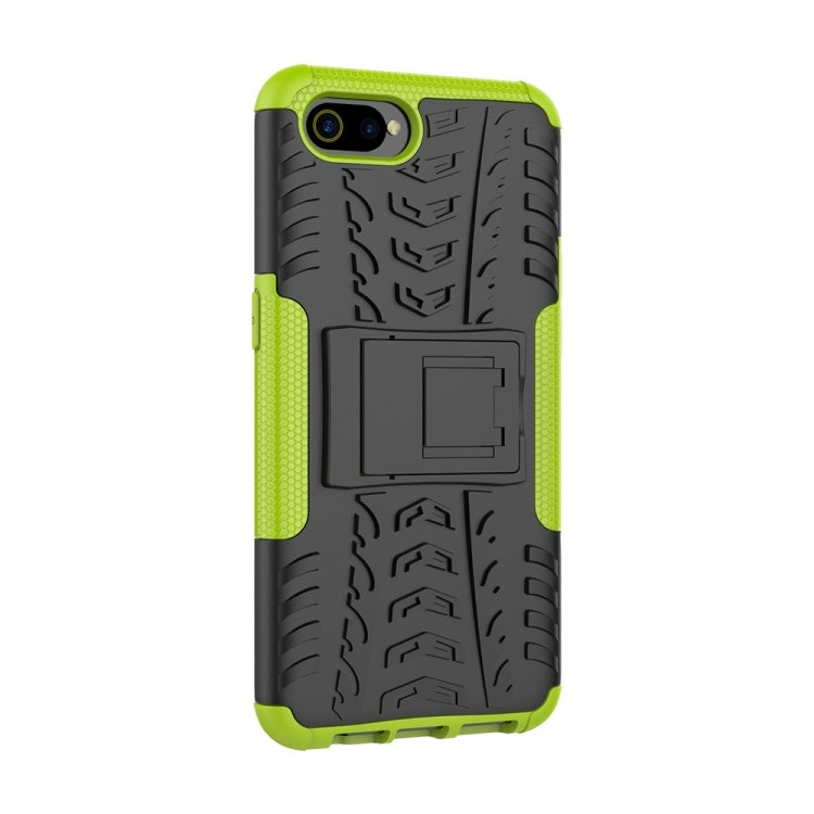 Tire Texture TPU+PC Shockproof Case for OPPO Realme C2 /A1k, with Holder