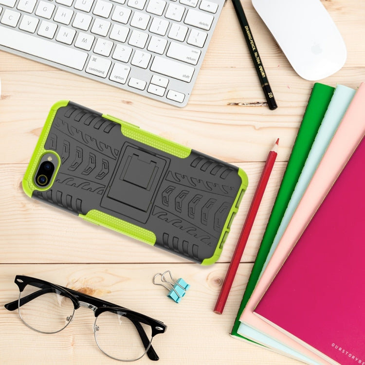Tire Texture TPU+PC Shockproof Case for OPPO Realme C2 /A1k, with Holder