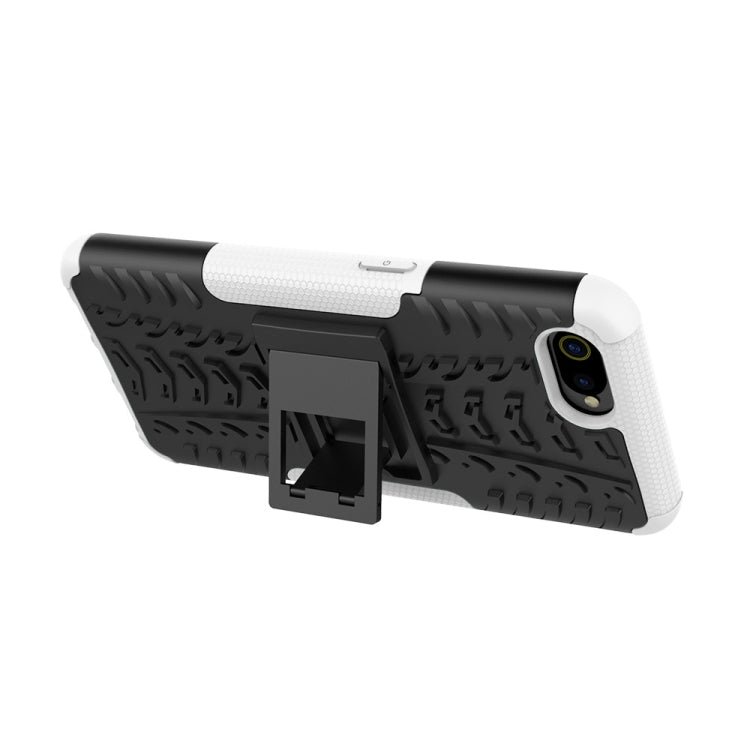 Tire Texture TPU+PC Shockproof Case for OPPO Realme C2 /A1k, with Holder
