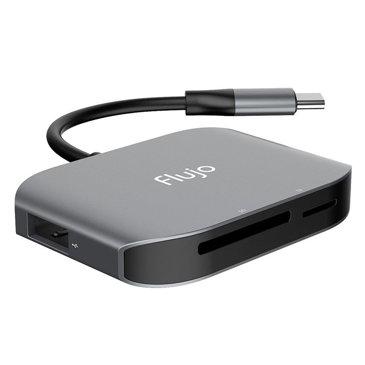 Flujo UC30 USB-C / Type-C to 2 Ports USB 2.0 HUB Adapter with Card Reader