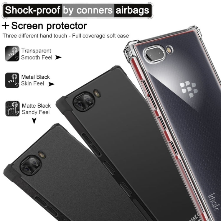 IMAK All-inclusive Shockproof Airbag TPU Case for BlackBerry KEY 2 LE, with Screen Protector