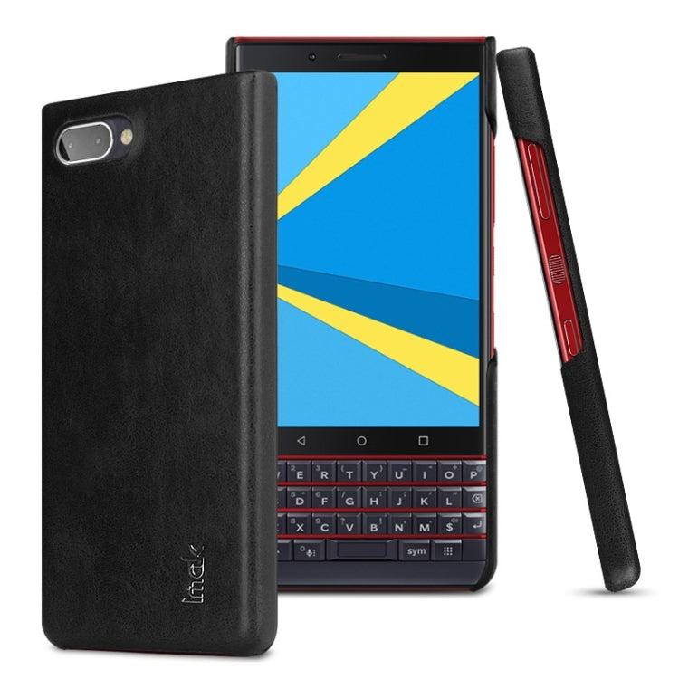 IMAK Ruiyi Series Concise Slim PU + PC Protective Case for BlackBerry KEY 2 LE