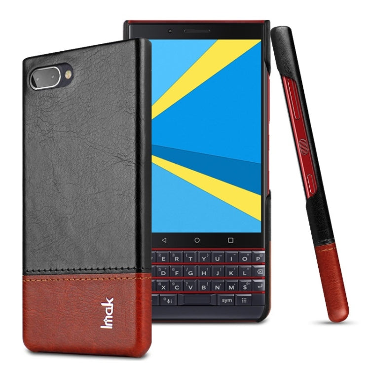 IMAK Ruiyi Series Concise Slim PU + PC Protective Case for BlackBerry KEY 2 LE