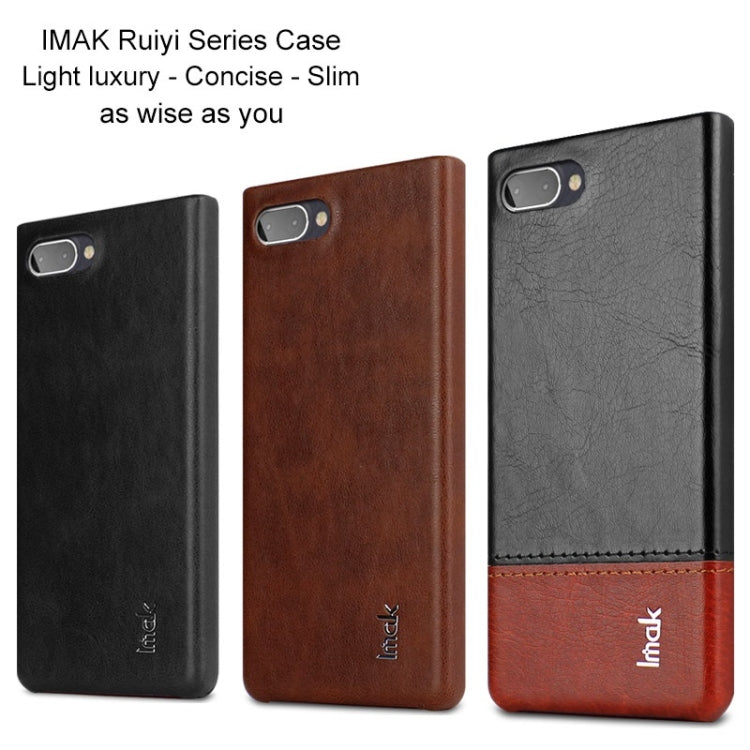 IMAK Ruiyi Series Concise Slim PU + PC Protective Case for BlackBerry KEY 2 LE