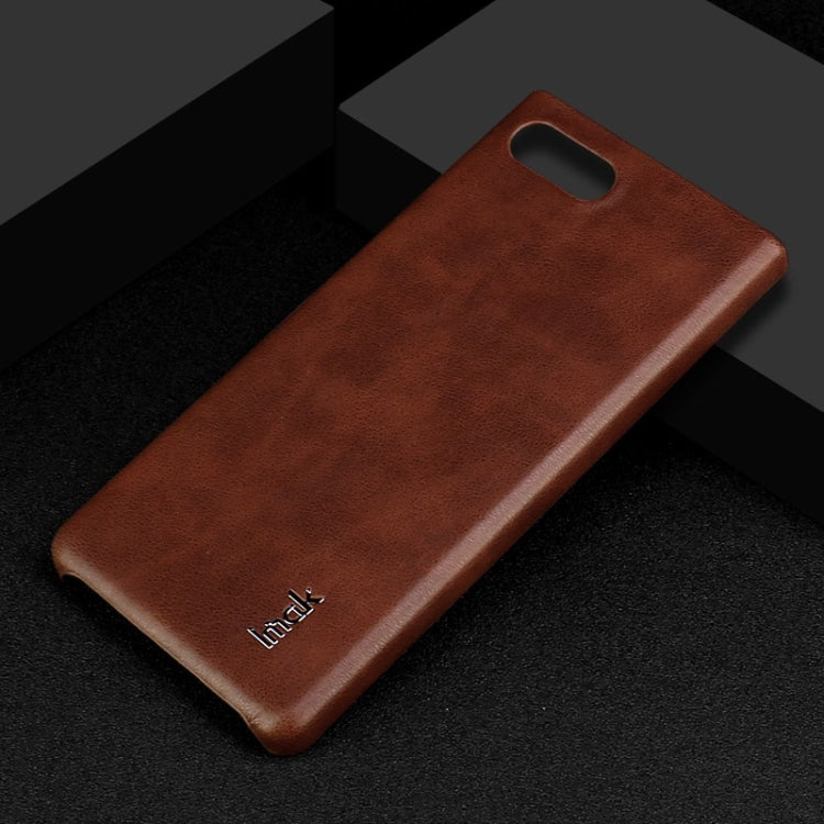 IMAK Ruiyi Series Concise Slim PU + PC Protective Case for BlackBerry KEY 2 LE