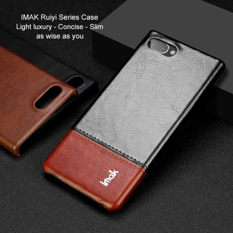 IMAK Ruiyi Series Concise Slim PU + PC Protective Case for BlackBerry KEY 2 LE