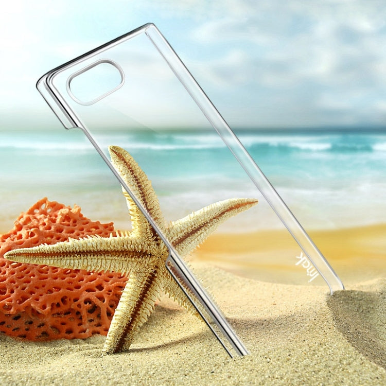 IMAK Wing II Wear-resisting Crystal Protective Case for BlackBerry KEY 2 LE, with Screen Sticker (Transparent)