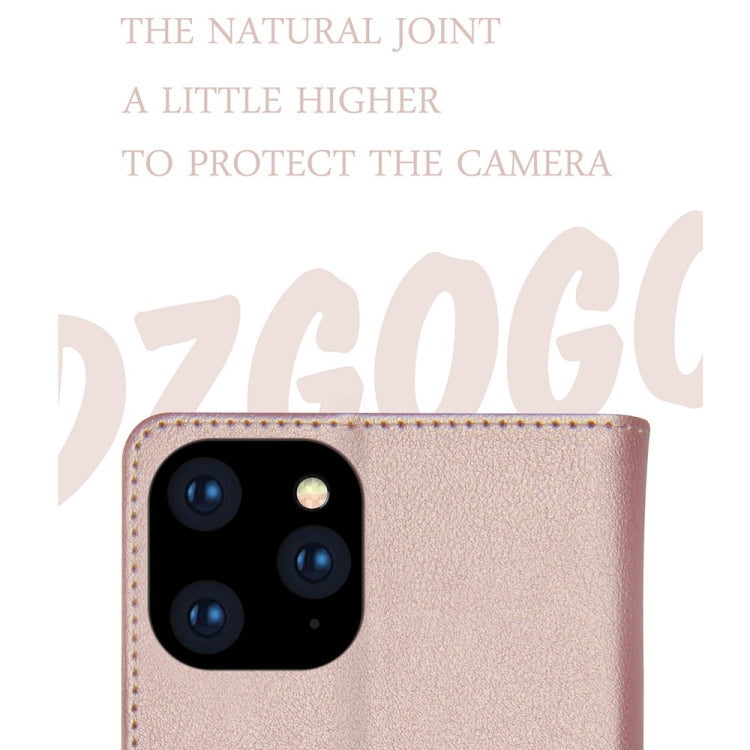 For iPhone 11 Pro DZGOGO MILO Series PC + PU Horizontal Flip Leather Case , with Holder & Card Slot & Wallet