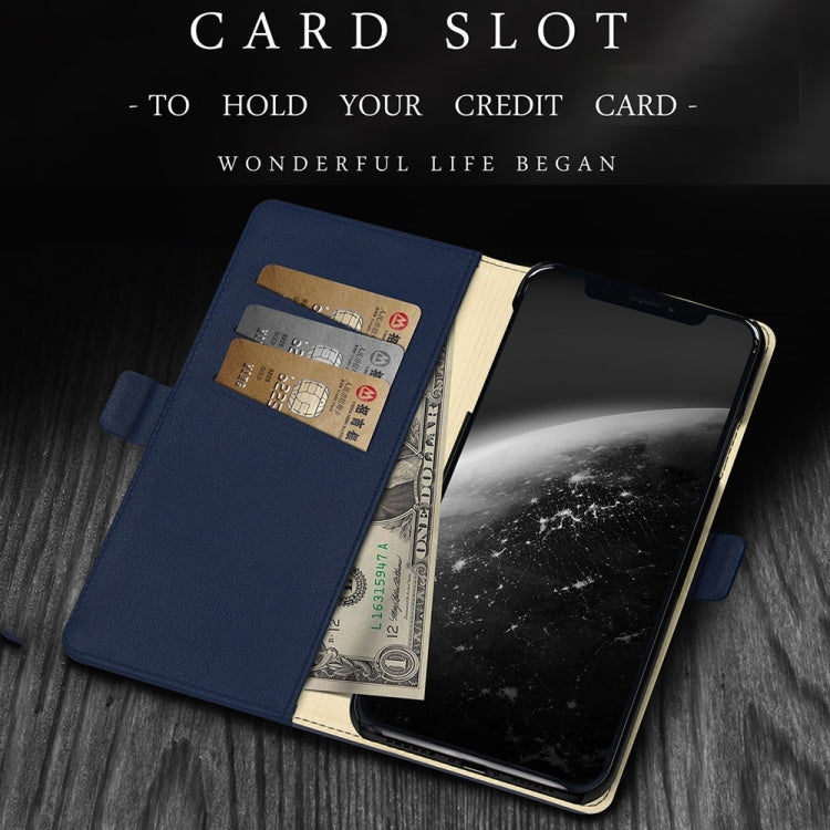 For iPhone 11 Pro DZGOGO MILO Series PC + PU Horizontal Flip Leather Case , with Holder & Card Slot & Wallet