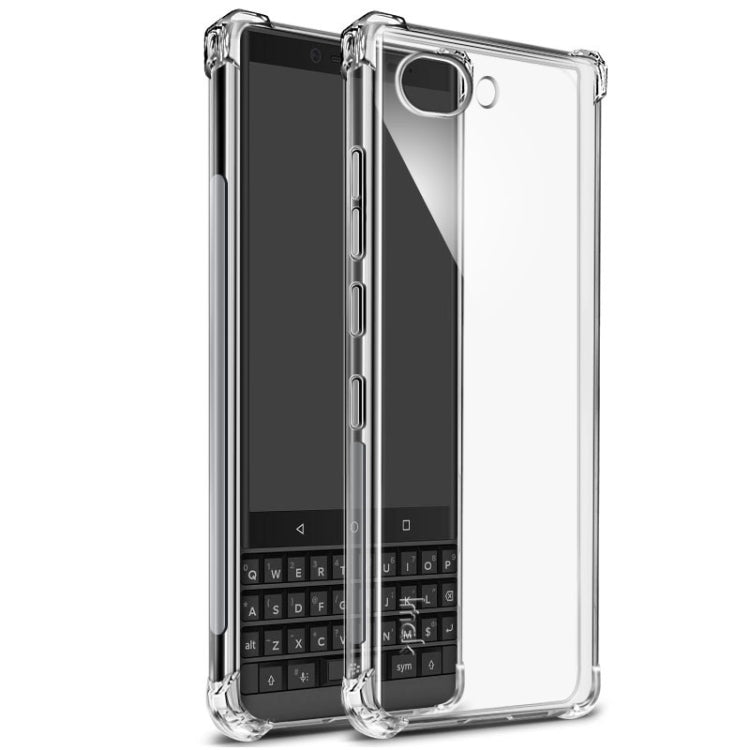 IMAK All-inclusive Shockproof Airbag TPU Case for BlackBerry KEY 2, with Screen Protector