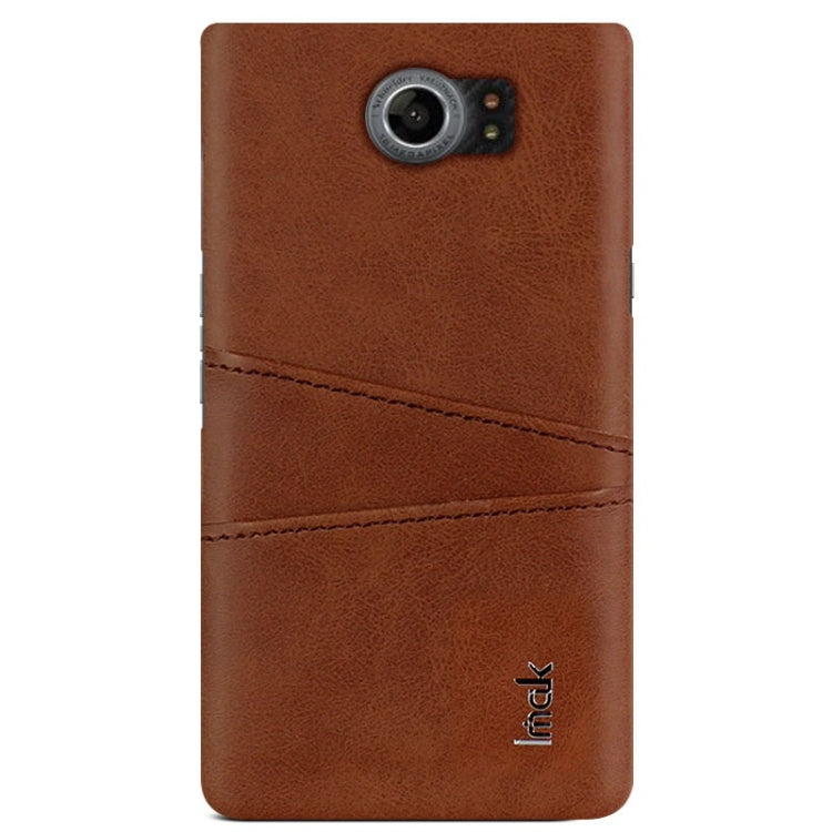 IMAK Ruiyi Series Concise Slim PU + PC Protective Case for BlackBerry Priv / Venice, with Card Slot