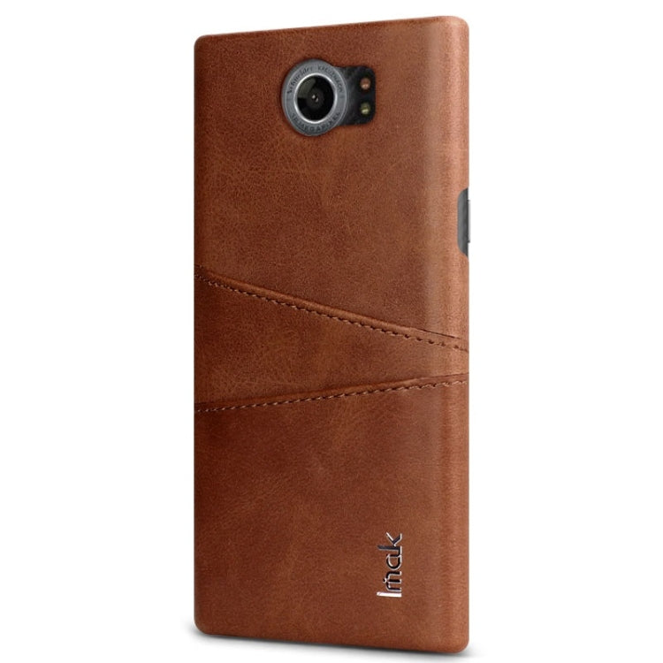 IMAK Ruiyi Series Concise Slim PU + PC Protective Case for BlackBerry Priv / Venice, with Card Slot