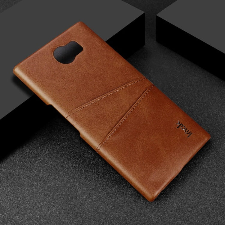 IMAK Ruiyi Series Concise Slim PU + PC Protective Case for BlackBerry Priv / Venice, with Card Slot