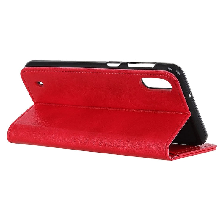 Magnetic Crazy Horse Texture Horizontal Flip PU Leather Case for ZTE Blade A7 2019, with Holder & Card Slots & Wallet