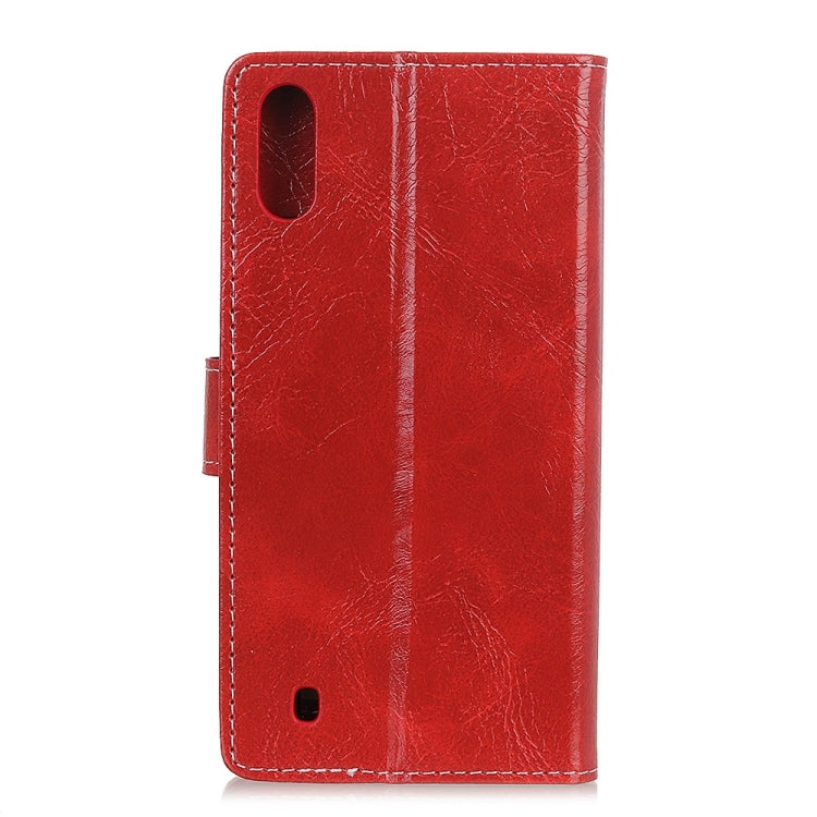 Retro Crazy Horse Texture Horizontal Flip PU Leather Case for ZTE Blade A7 2019, with Holder & Card Slots & Wallet & Photo Frame