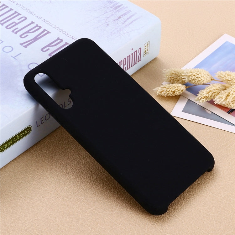 Solid Color Liquid Silicone Dropproof Protective Case for Huawei Nova 5 / Nova 5 Pro