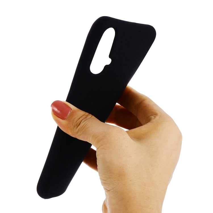 Solid Color Liquid Silicone Dropproof Protective Case for Huawei Nova 5 / Nova 5 Pro