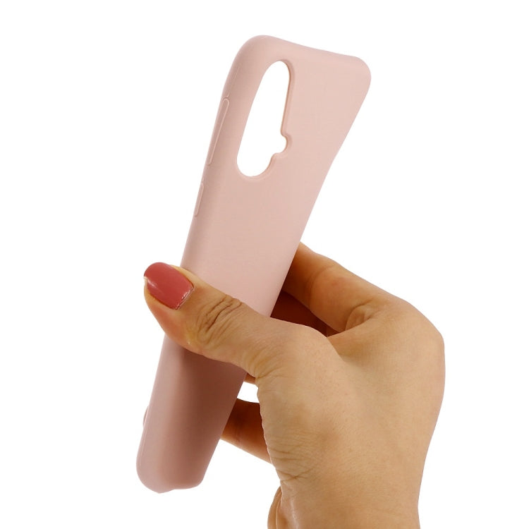 Solid Color Liquid Silicone Dropproof Protective Case for Huawei Nova 5 / Nova 5 Pro