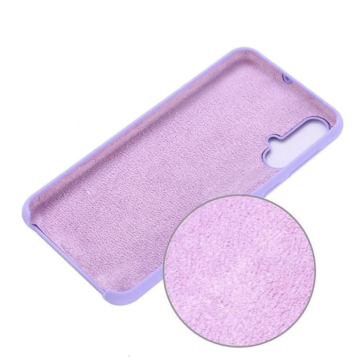 Solid Color Liquid Silicone Dropproof Protective Case for Huawei Nova 5 / Nova 5 Pro