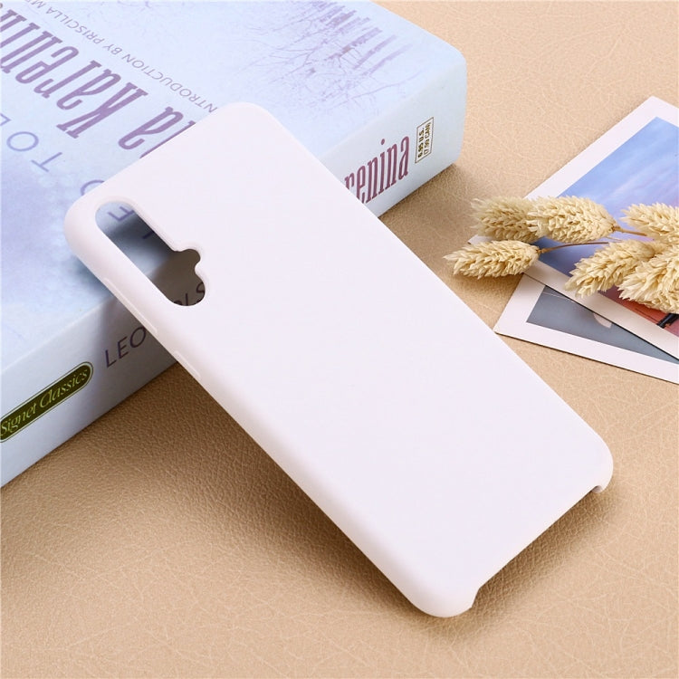 Solid Color Liquid Silicone Dropproof Protective Case for Huawei Nova 5 / Nova 5 Pro