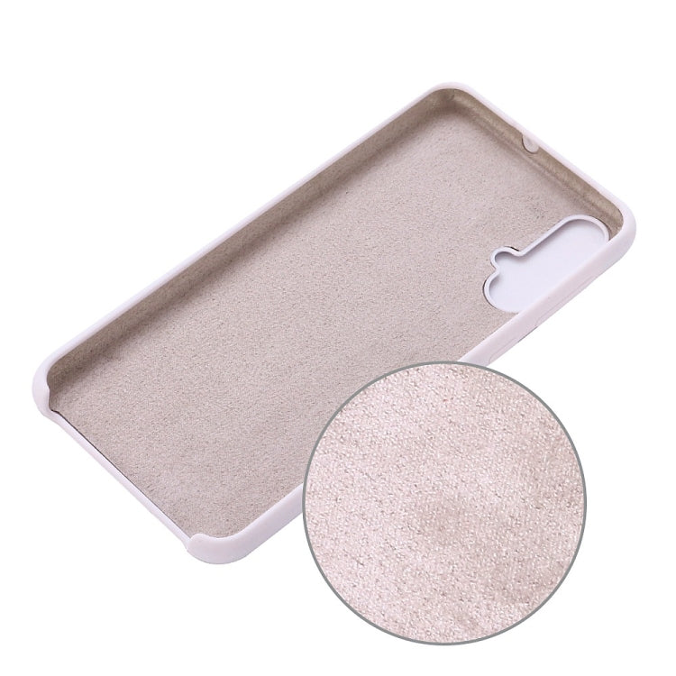 Solid Color Liquid Silicone Dropproof Protective Case for Huawei Nova 5 / Nova 5 Pro