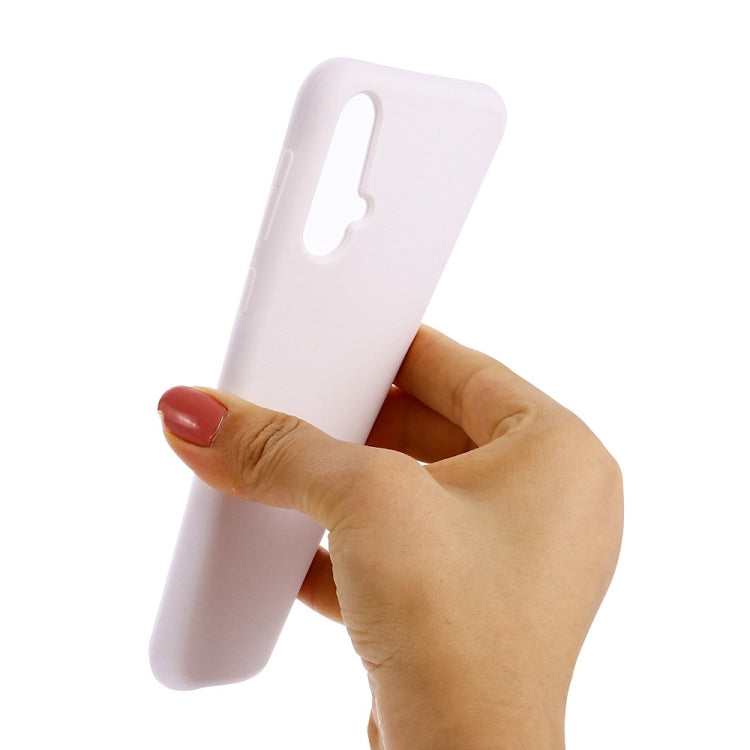 Solid Color Liquid Silicone Dropproof Protective Case for Huawei Nova 5 / Nova 5 Pro