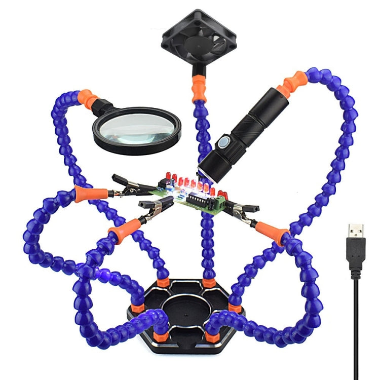 Six-claw Multi-functional Aluminum Alloy Soldering Station