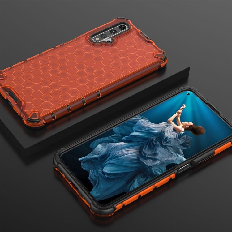 Shockproof Honeycomb PC + TPU Case for Huaiwei Honor 20