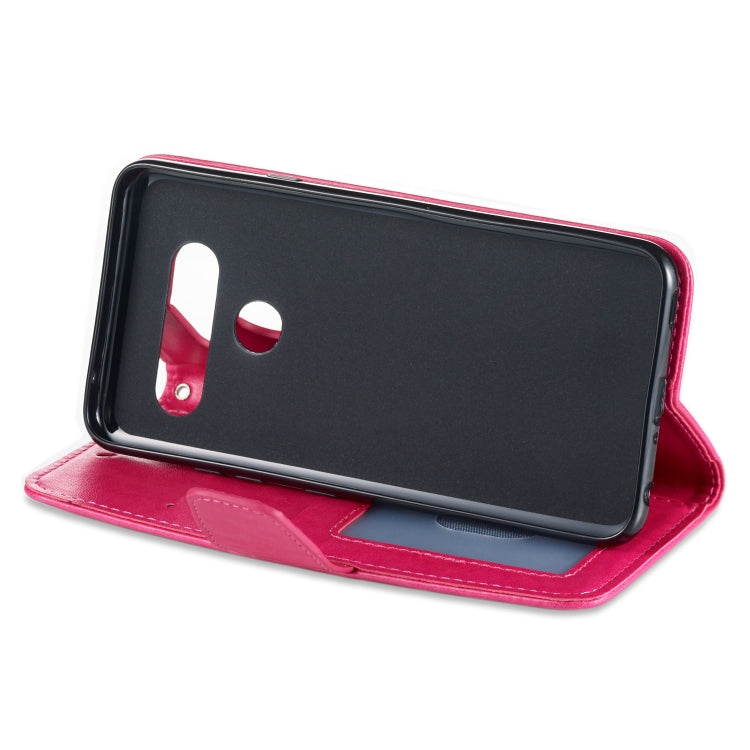 Pressed Printing Mermaid Anchor Pattern Horizontal Flip PU Leather Case for LG V40 ThinQ, with Holder & Card Slots & Wallet & Photo Frame