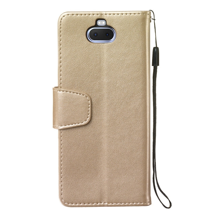 Pressed Printing Mermaid Anchor Pattern Horizontal Flip PU Leather Case for Sony Xperia 10 / XA3, with Holder & Card Slots & Wallet & Photo Frame