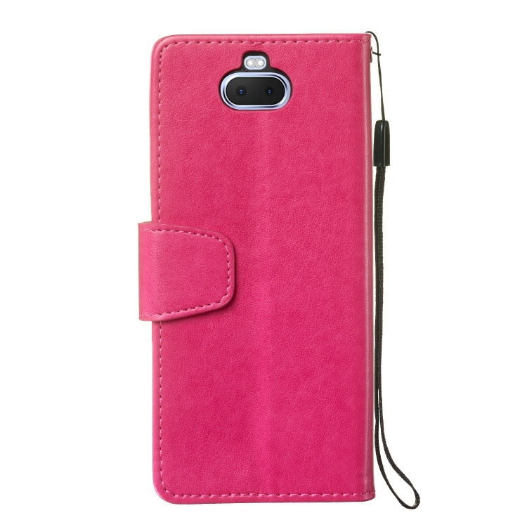 Pressed Printing Mermaid Anchor Pattern Horizontal Flip PU Leather Case for Sony Xperia 10 / XA3, with Holder & Card Slots & Wallet & Photo Frame