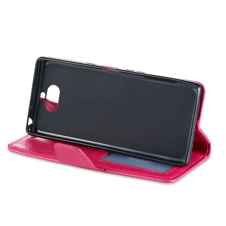 Pressed Printing Mermaid Anchor Pattern Horizontal Flip PU Leather Case for Sony Xperia 10 / XA3, with Holder & Card Slots & Wallet & Photo Frame