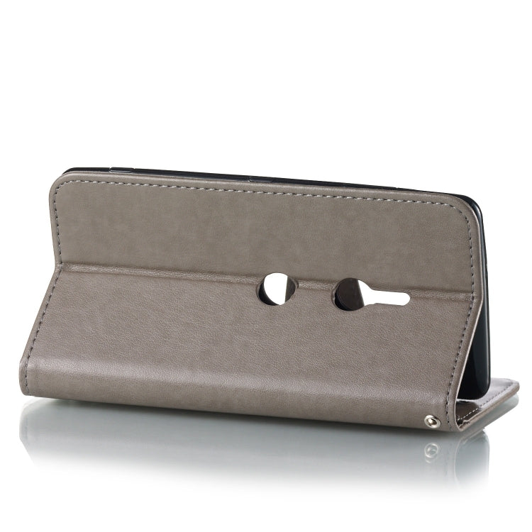 Pressed Printing Mermaid Anchor Pattern Horizontal Flip PU Leather Case for Sony Xperia XZ3, with Holder & Card Slots & Wallet & Photo Frame