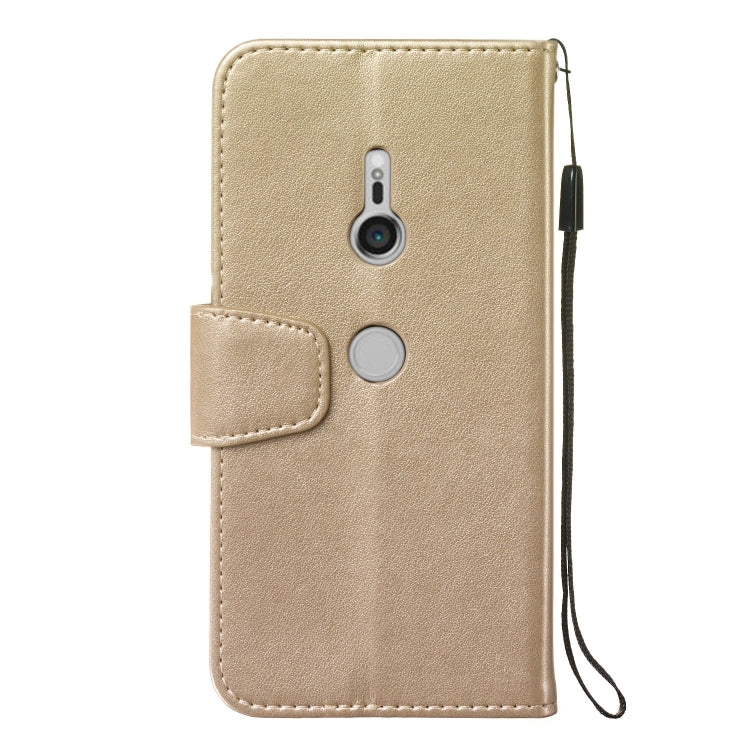 Pressed Printing Mermaid Anchor Pattern Horizontal Flip PU Leather Case for Sony Xperia XZ3, with Holder & Card Slots & Wallet & Photo Frame