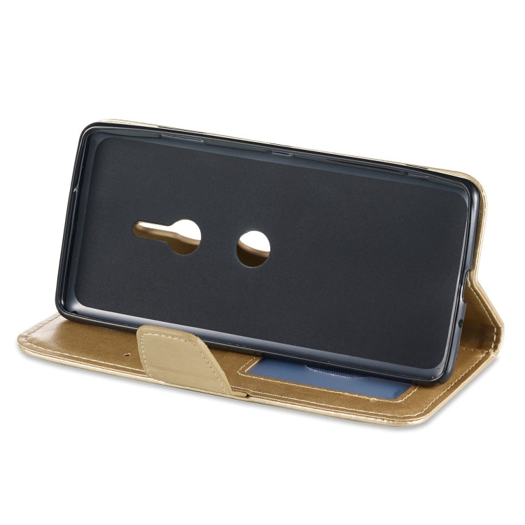 Pressed Printing Mermaid Anchor Pattern Horizontal Flip PU Leather Case for Sony Xperia XZ3, with Holder & Card Slots & Wallet & Photo Frame