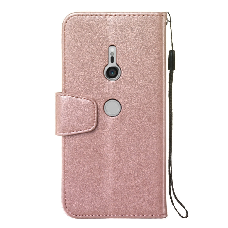 Pressed Printing Mermaid Anchor Pattern Horizontal Flip PU Leather Case for Sony Xperia XZ3, with Holder & Card Slots & Wallet & Photo Frame