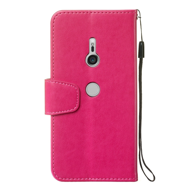 Pressed Printing Mermaid Anchor Pattern Horizontal Flip PU Leather Case for Sony Xperia XZ3, with Holder & Card Slots & Wallet & Photo Frame