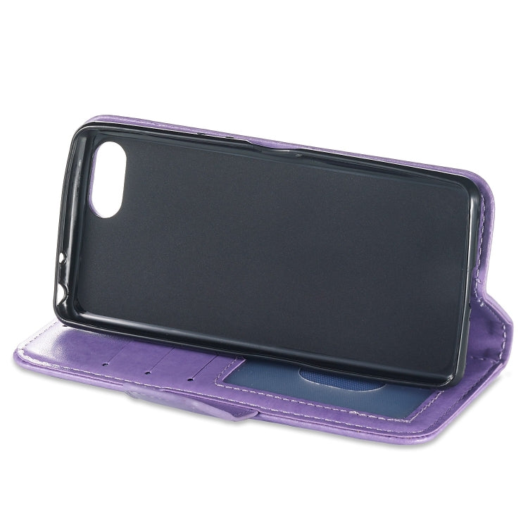 Pressed Printing Mermaid Anchor Pattern Horizontal Flip PU Leather Case for Sony Xperia XZ4 Comact, with Holder & Card Slots & Wallet & Photo Frame