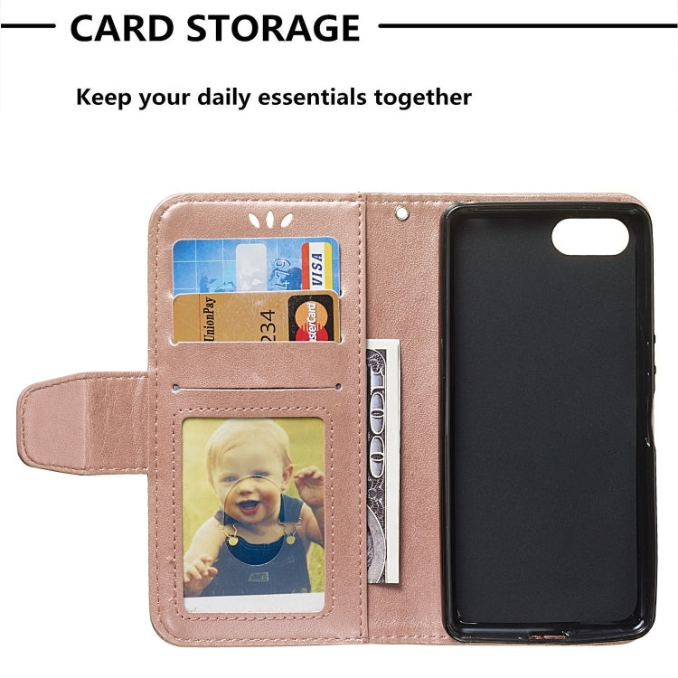 Pressed Printing Mermaid Anchor Pattern Horizontal Flip PU Leather Case for Sony Xperia XZ4 Comact, with Holder & Card Slots & Wallet & Photo Frame