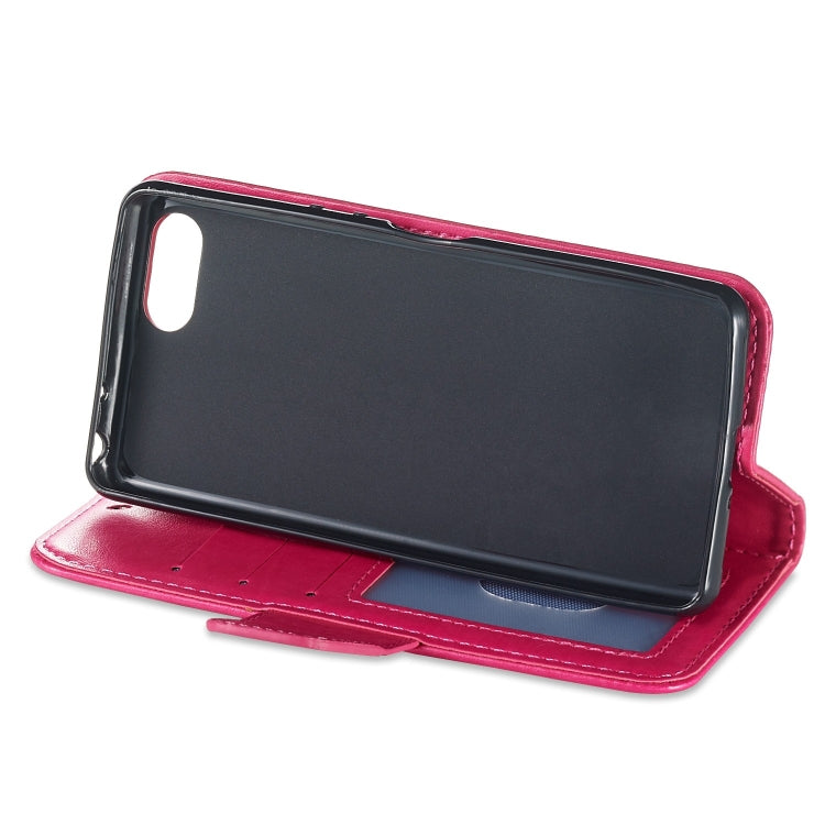 Pressed Printing Mermaid Anchor Pattern Horizontal Flip PU Leather Case for Sony Xperia XZ4 Comact, with Holder & Card Slots & Wallet & Photo Frame