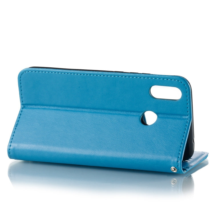 Pressed Printing Mermaid Anchor Pattern Horizontal Flip PU Leather Case for Huawei Nova 3i / P Smart Plus, with Holder & Card Slots & Wallet & Photo Frame