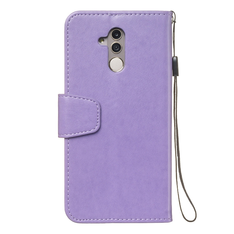 Pressed Printing Mermaid Anchor Pattern Horizontal Flip PU Leather Case for Huawei Mate 20 Lite / Maimang 7, with Holder & Card Slots & Wallet & Photo Frame