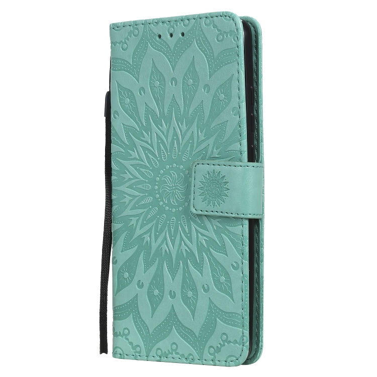 Pressed Printing Sunflower Pattern Horizontal Flip PU Leather Case for Xiaomi Mi 9T & Mi 9T Pro & Redmi K20 & K20 Pro, with Holder & Card Slots & Wallet & Lanyard