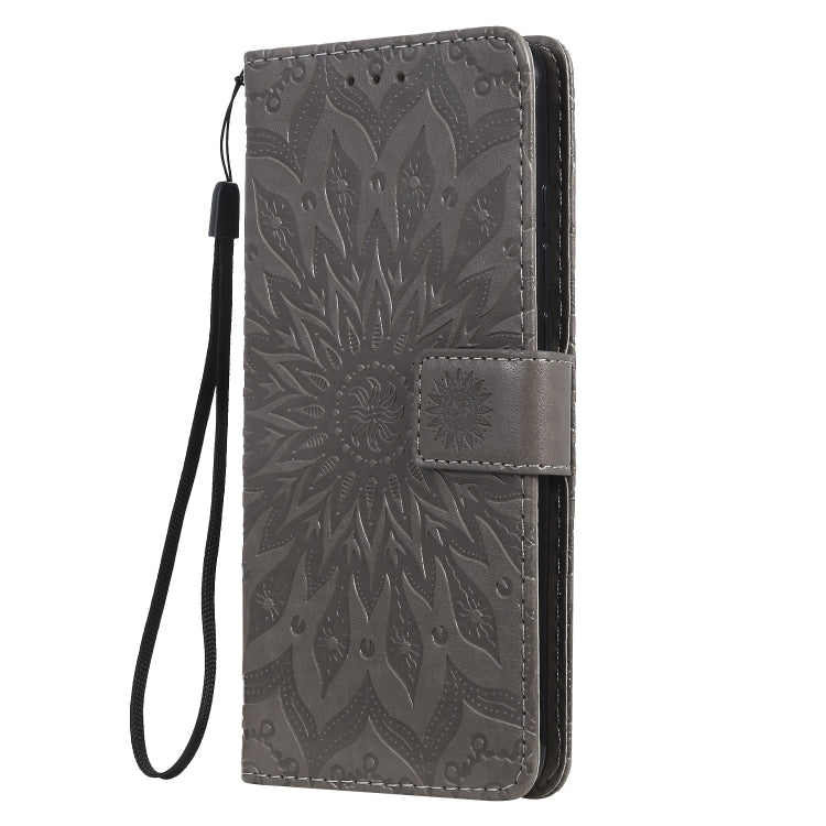 Pressed Printing Sunflower Pattern Horizontal Flip PU Leather Case for Xiaomi Mi 9T & Mi 9T Pro & Redmi K20 & K20 Pro, with Holder & Card Slots & Wallet & Lanyard