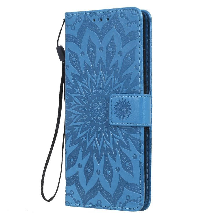 Pressed Printing Sunflower Pattern Horizontal Flip PU Leather Case for Xiaomi Mi 9T & Mi 9T Pro & Redmi K20 & K20 Pro, with Holder & Card Slots & Wallet & Lanyard
