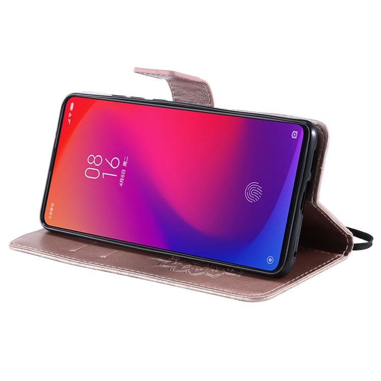 Pressed Printing Sunflower Pattern Horizontal Flip PU Leather Case for Xiaomi Mi 9T & Mi 9T Pro & Redmi K20 & K20 Pro, with Holder & Card Slots & Wallet & Lanyard