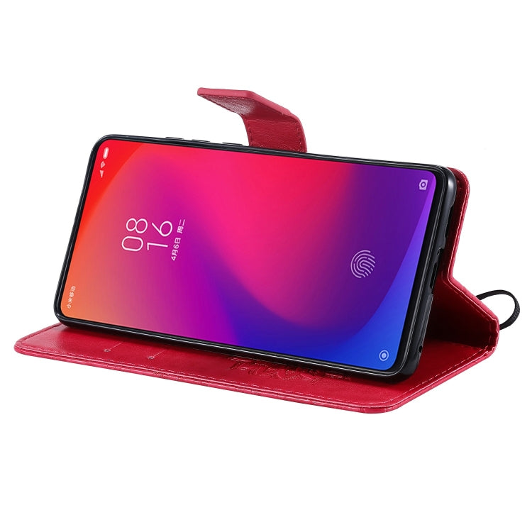 Pressed Printing Sunflower Pattern Horizontal Flip PU Leather Case for Xiaomi Mi 9T & Mi 9T Pro & Redmi K20 & K20 Pro, with Holder & Card Slots & Wallet & Lanyard