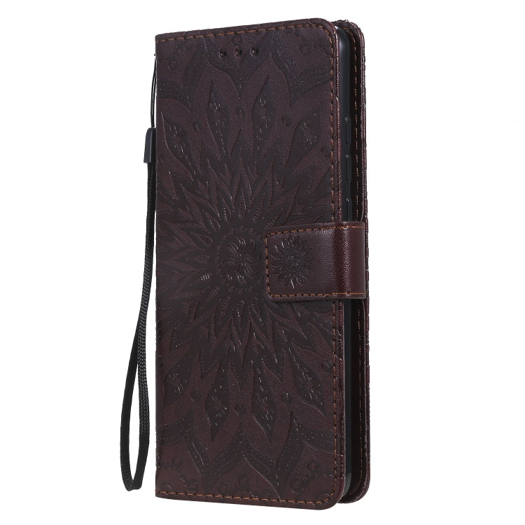 Pressed Printing Sunflower Pattern Horizontal Flip PU Leather Case for Xiaomi Mi 9T & Mi 9T Pro & Redmi K20 & K20 Pro, with Holder & Card Slots & Wallet & Lanyard
