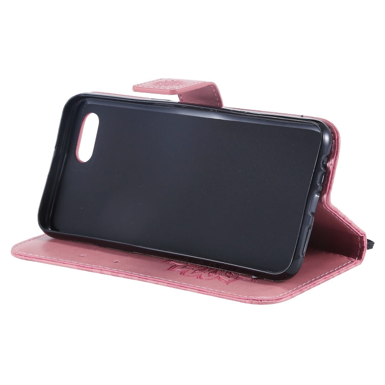 Pressed Printing Sunflower Pattern Horizontal Flip PU Leather Case for OPPO A1K / C2, with Holder & Card Slots & Wallet & Lanyard